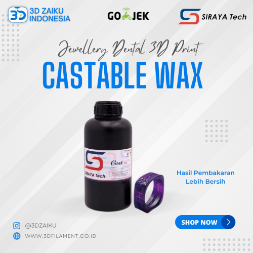 Original Siraya Tech Castable Wax Resin for Jewellery Dental 3D Print